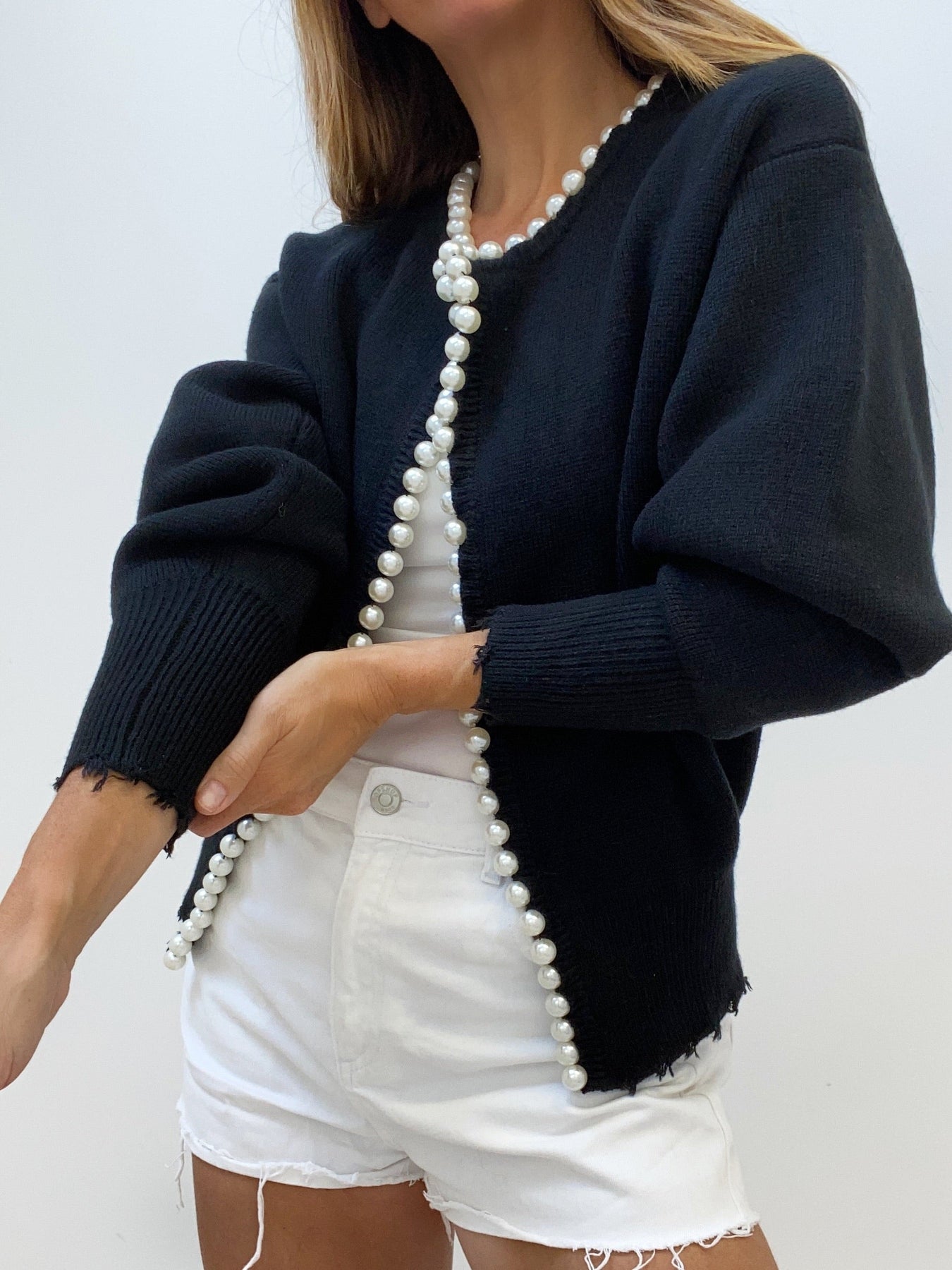 Jessa | Pearl cardigan for women
