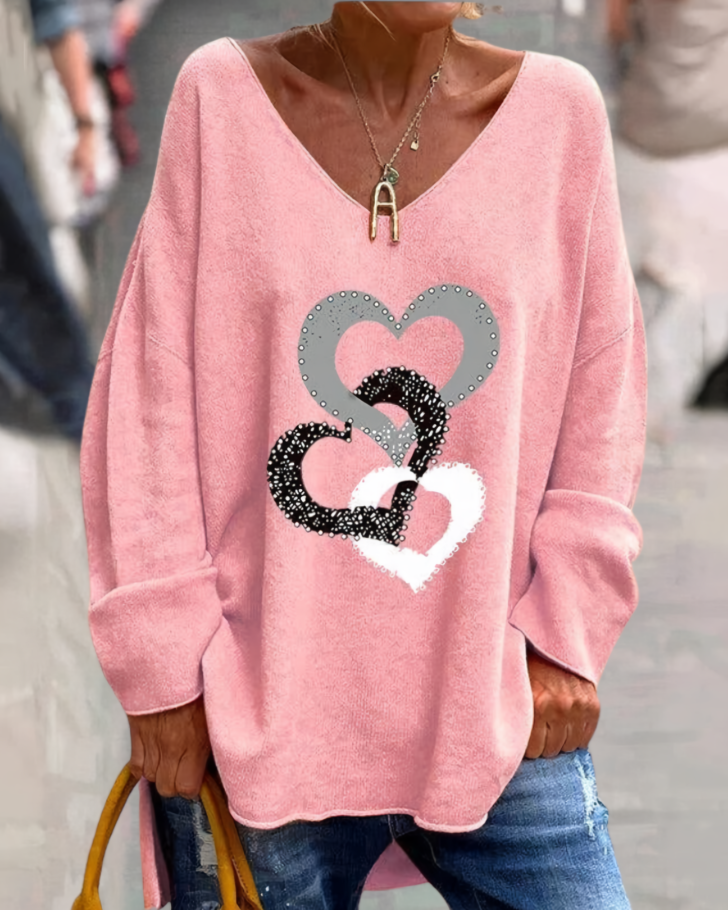 Edda | Comfortable graphic sweater