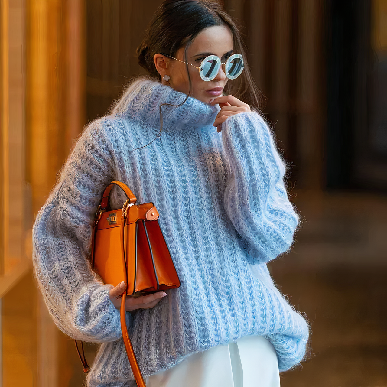 Victoria | Fluffy knitted sweater