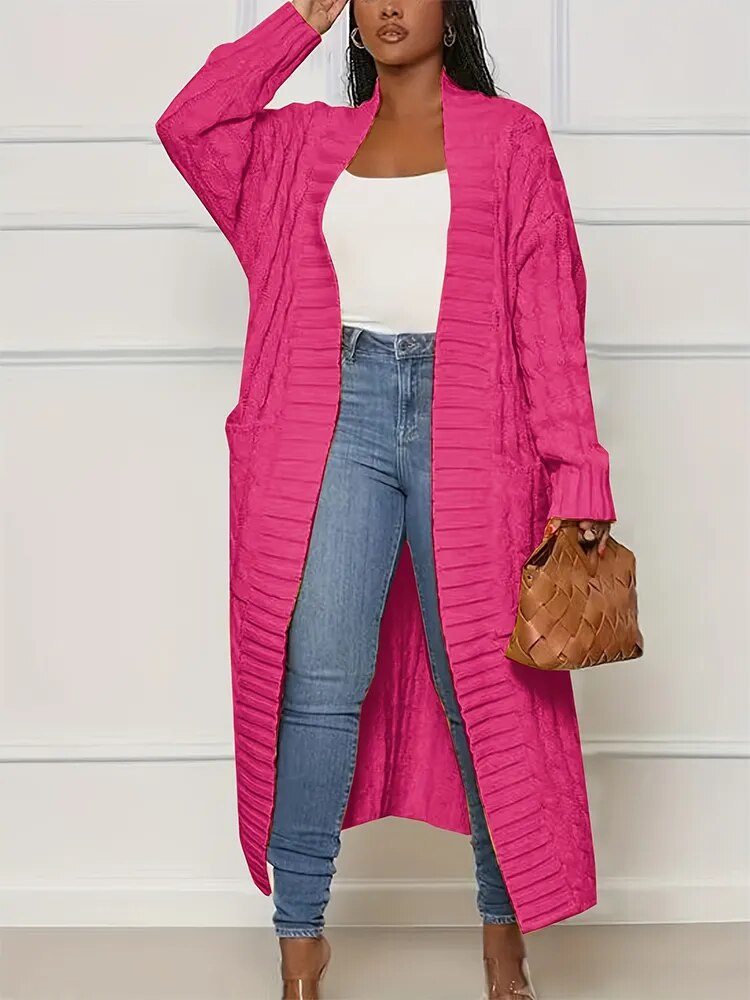Deborah | Chunky knit jacket with pockets