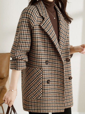 Jessica | Women Spring Check Blazer Jacket