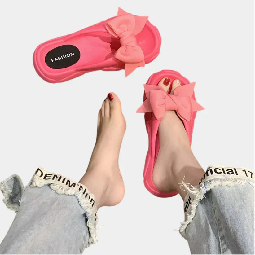 Nayeli® | Elegant Women'S Slippers With Bow Detail