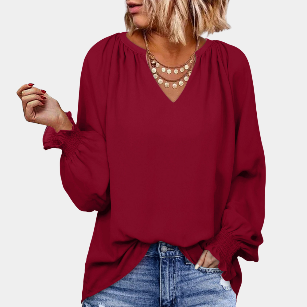 Brysen® | Women'S Blouse With Ruffles
