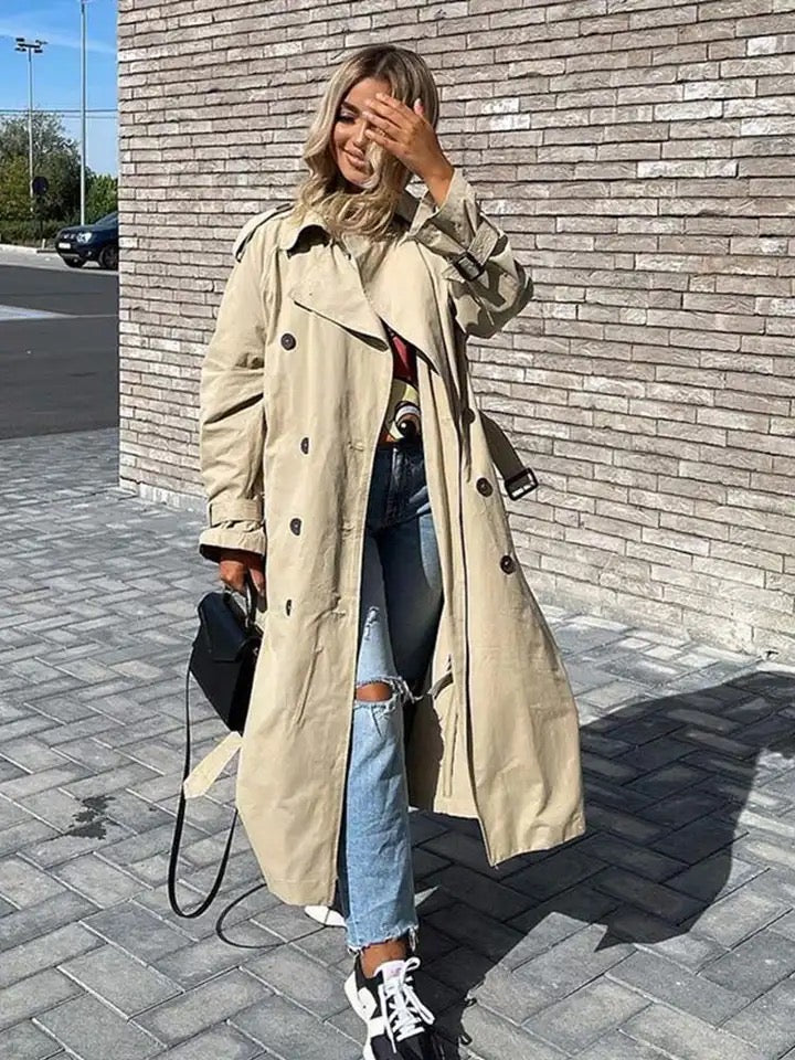 Amalia | Elegant winter trench coat for women