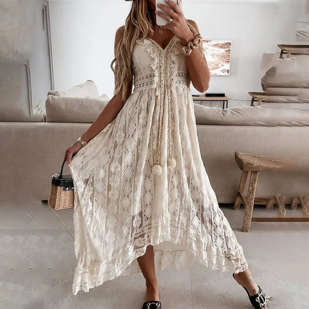 Paz® | Casual Dress Sleeveless V-Neck