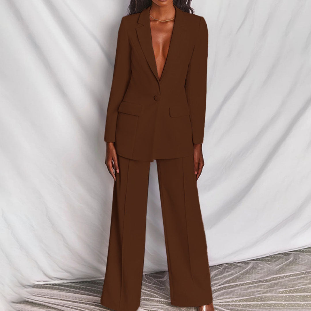 Renata® | Elegant Blazer And Trousers Set