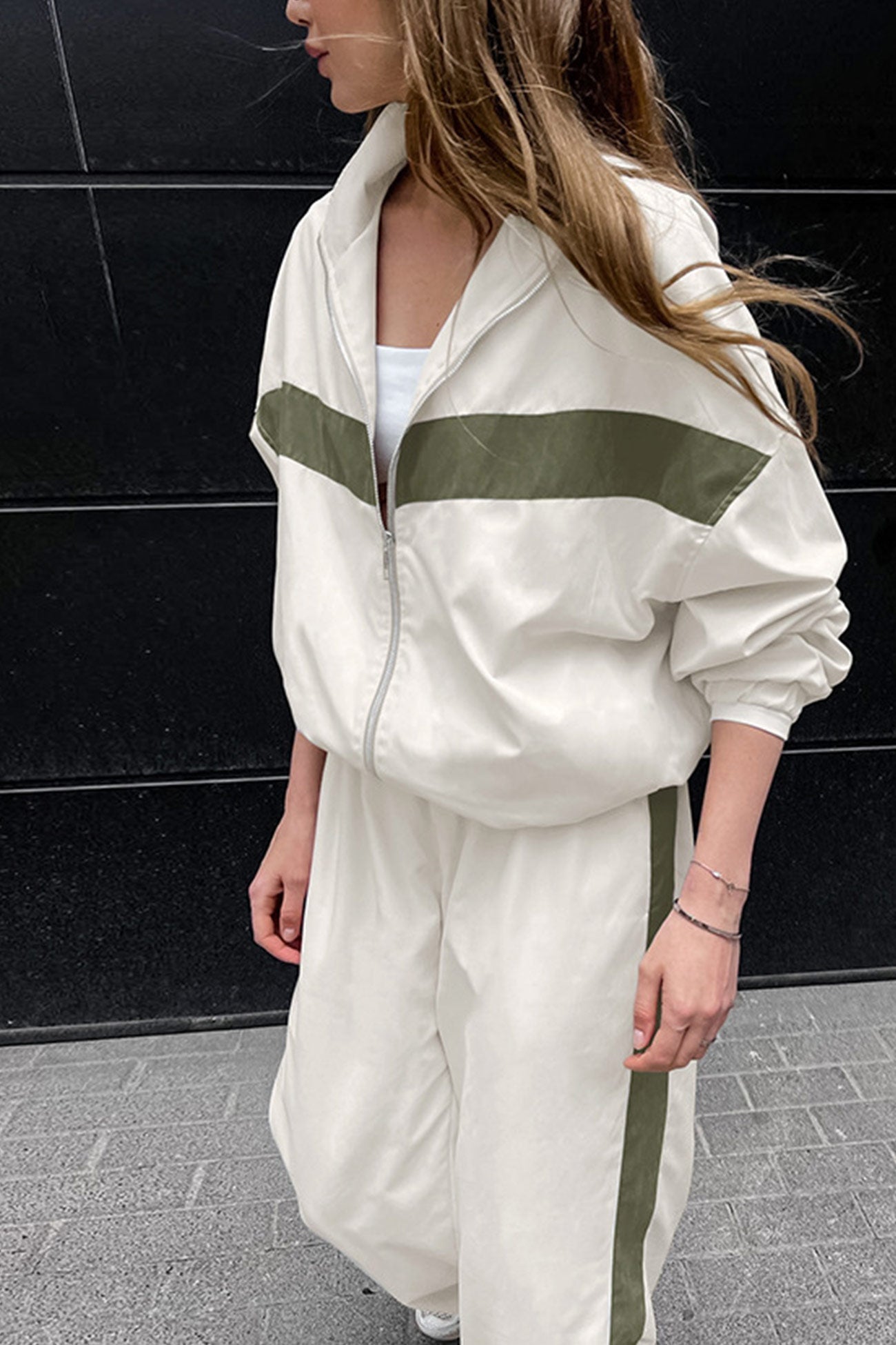 Teresa | Tracksuits with contrasting stand-up collar