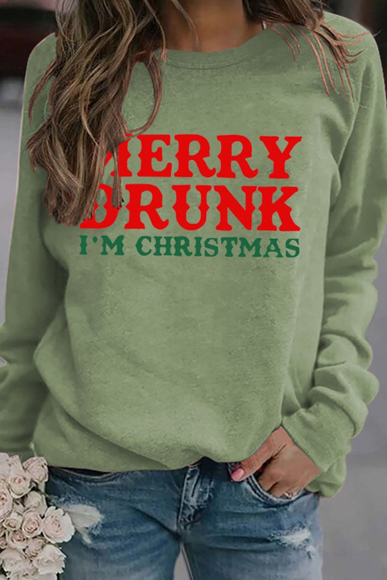 Ariadna | Crew neck sweatshirt with letter print