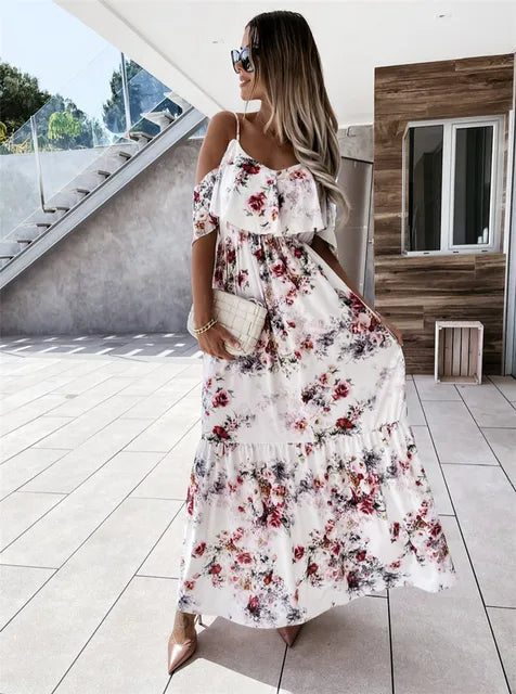 Patricia® | Maxi Dress Floral Off-Shoulder