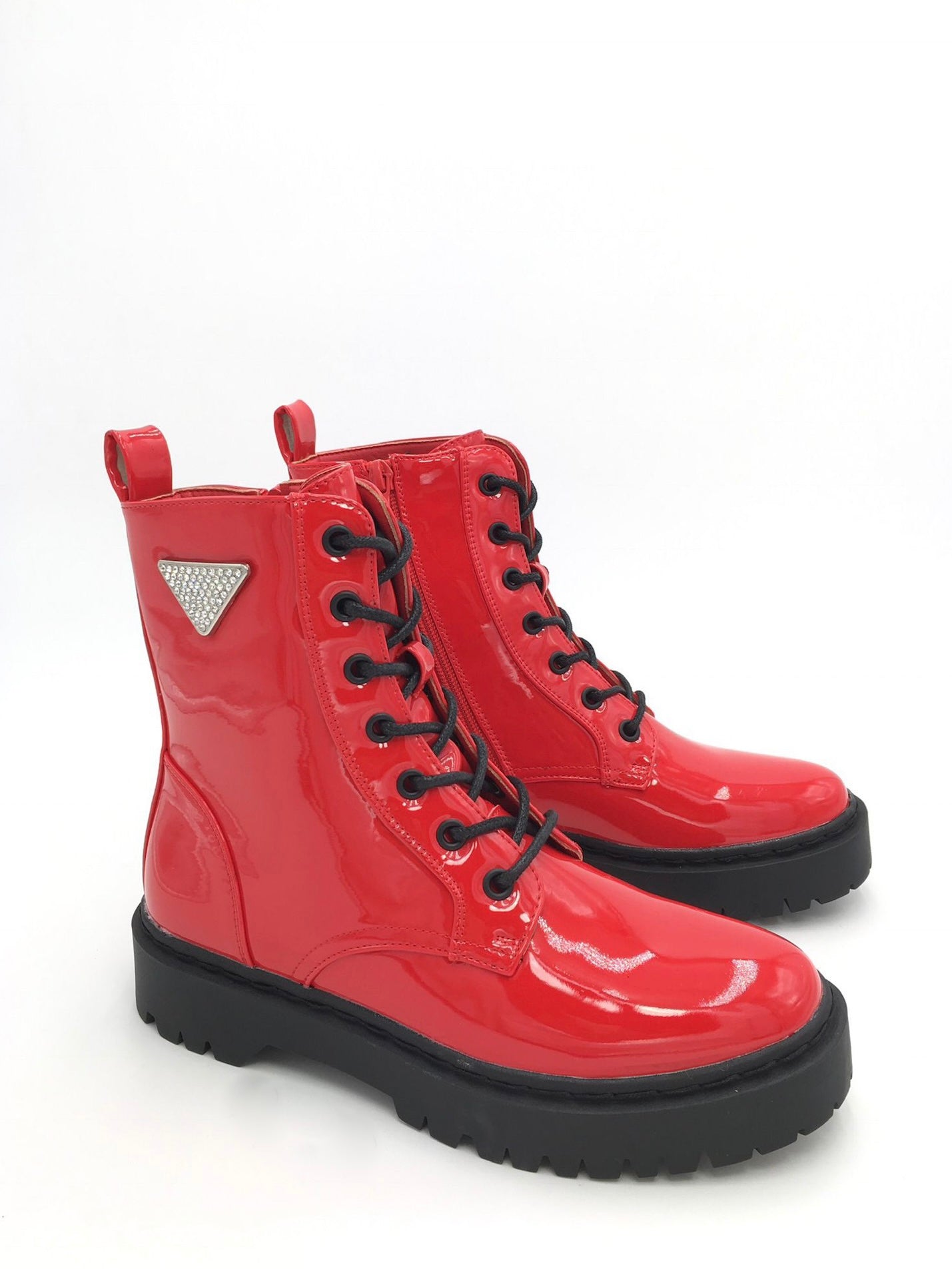 Stella | Shiny red boots