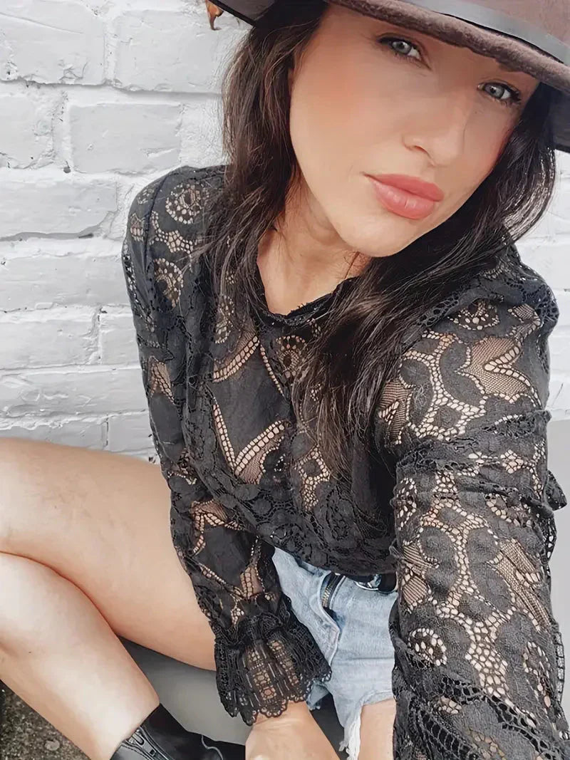 Bruna® | Women's lace blouse