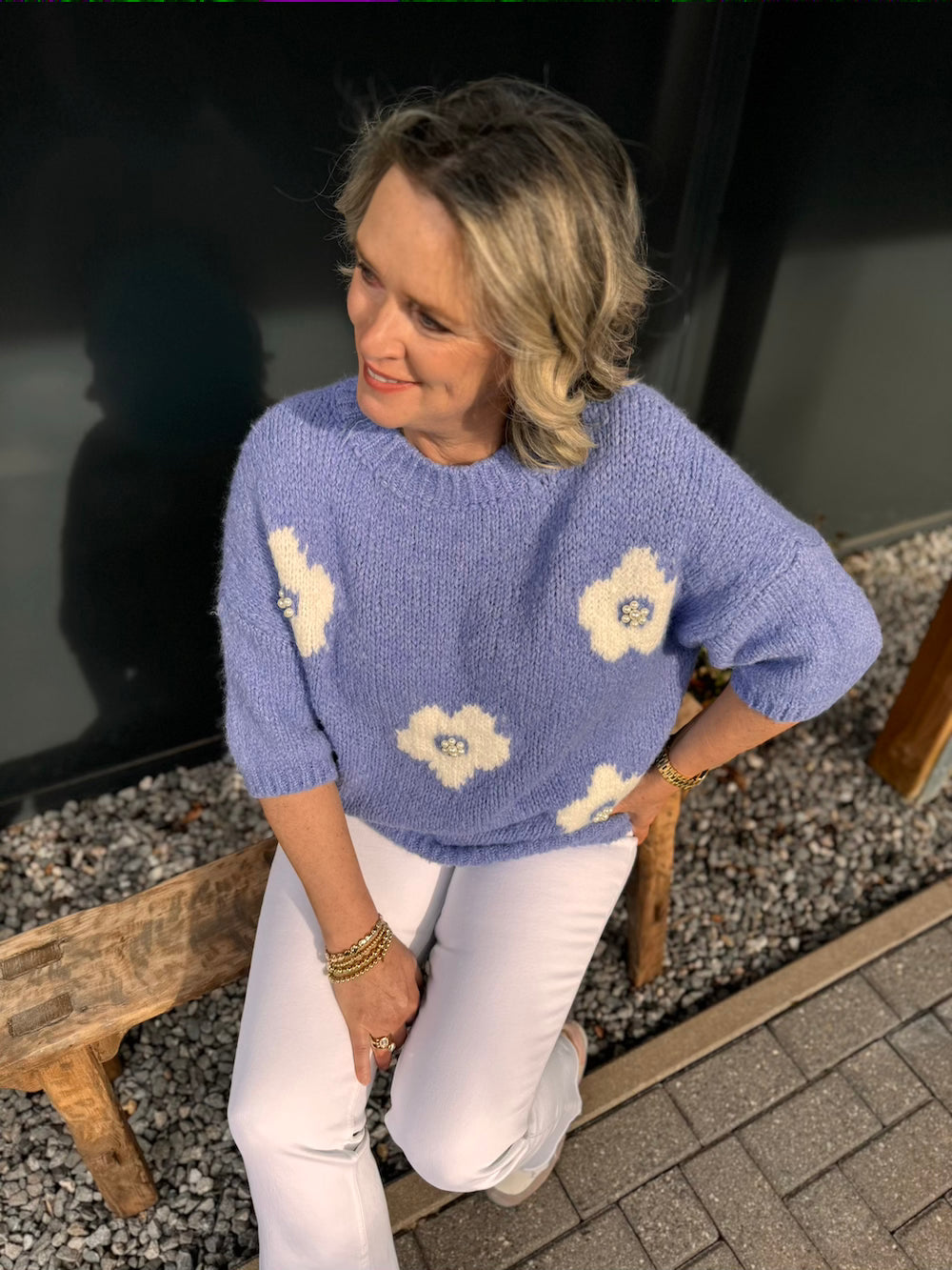 Glenda | Sweater Fleur Lavender