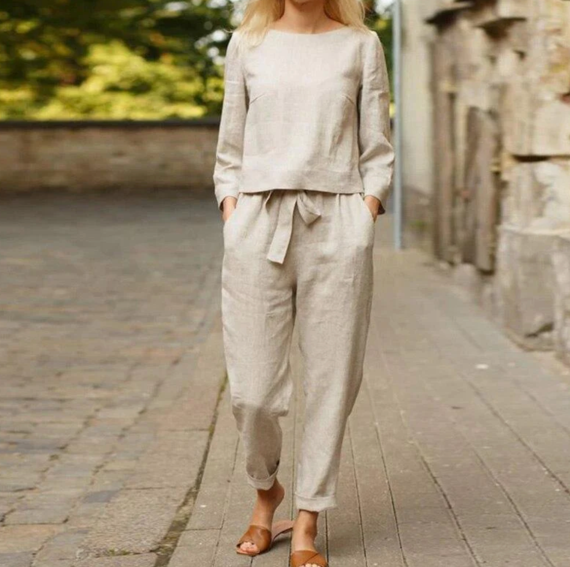Kate® | Casual Long-Sleeved Top And Pants Set