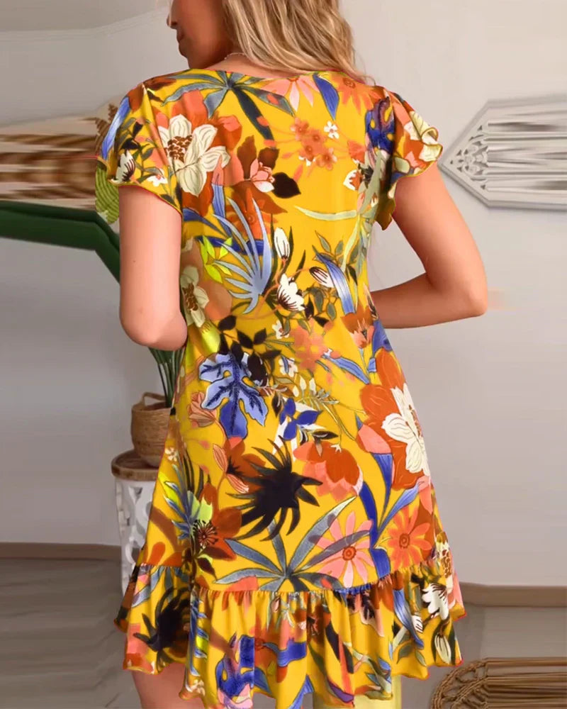 Jacinta® | Light women's summer dress with ruffles