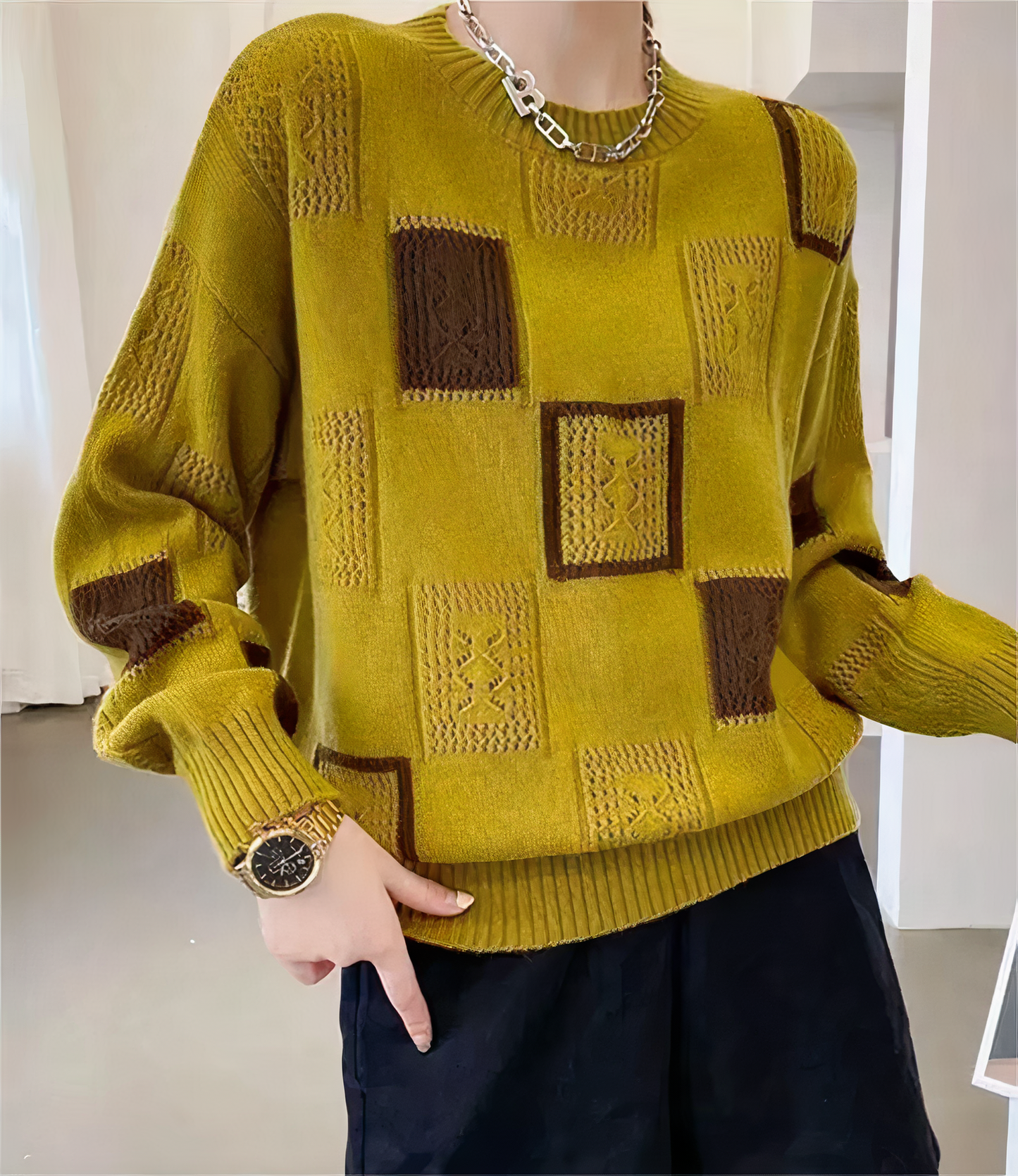 Fleur® | Geometric jersey patchwork
