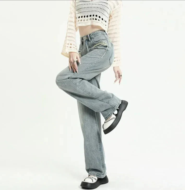 Amalia® | Women's denim jeans with ripped pockets