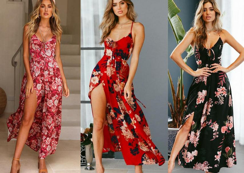Anna® | Elegant Floral Maxi Dress