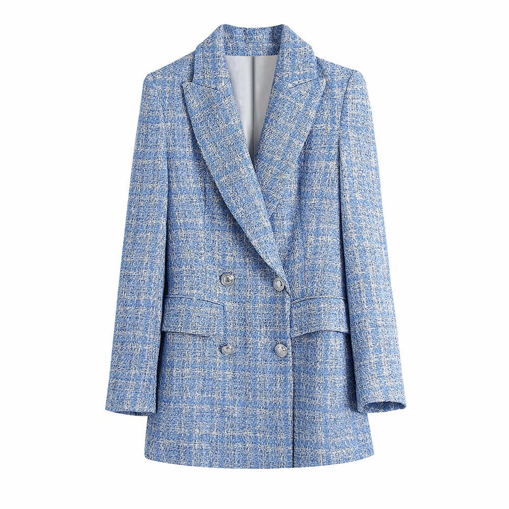 Renate | Women's double-breasted tweed coat