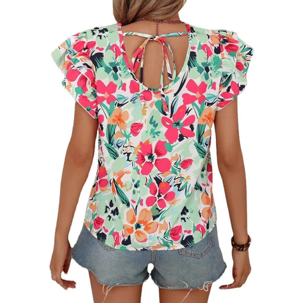 Josefina® | Women'S Floral Top With Puff Sleeves