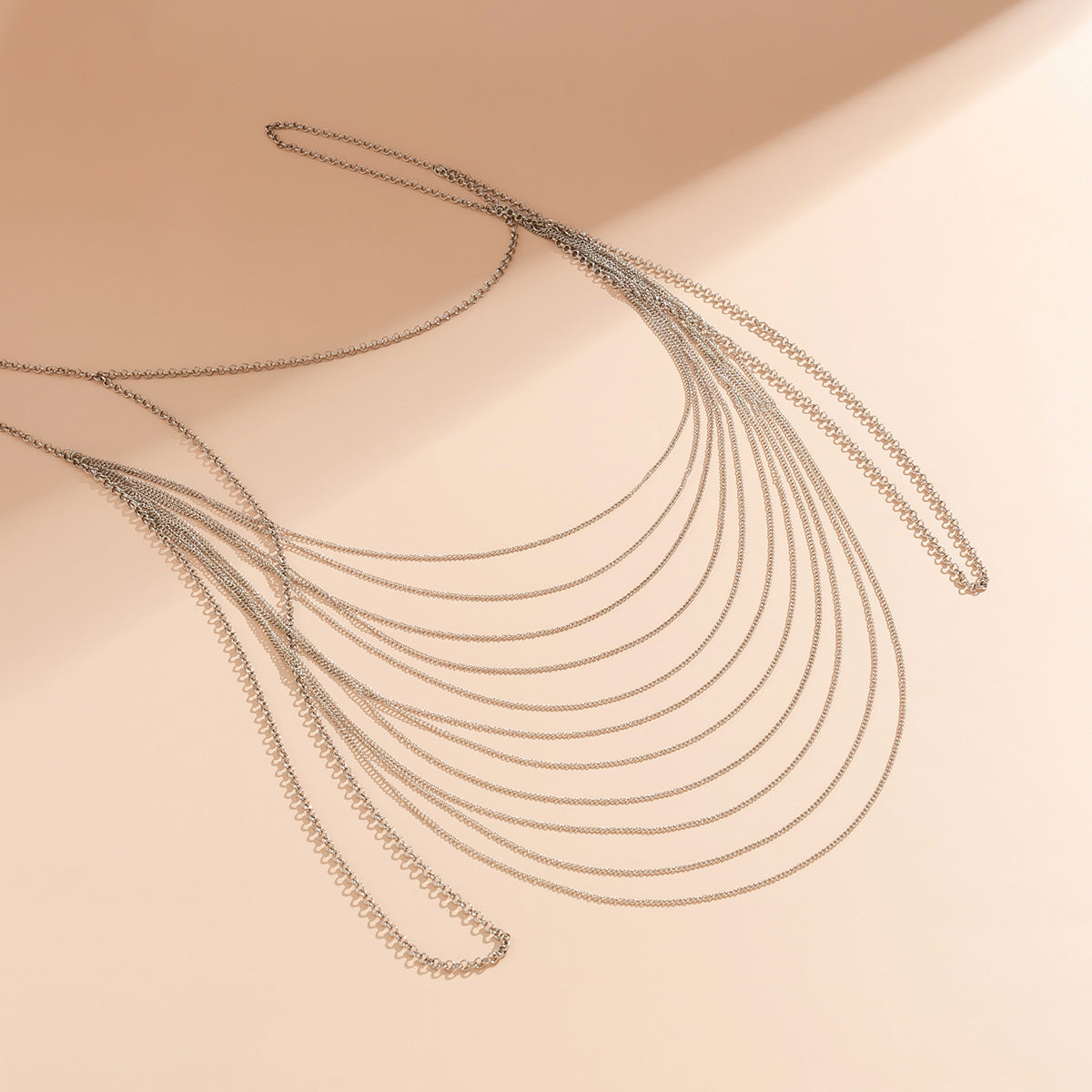 Sexy Metal Chain Tassel Back Body Chain