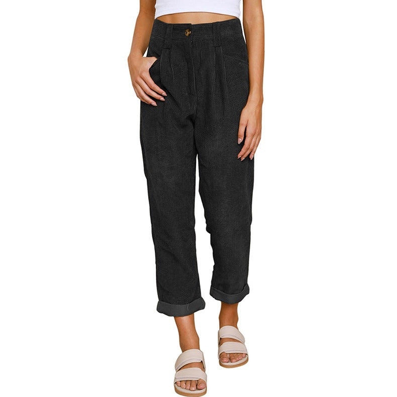 Lorena® | Women's straight high-waisted trousers