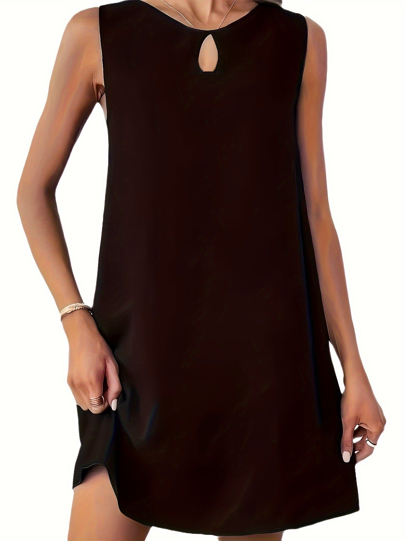 Liliana® | Women'S A-Line Dress With Chic Keyhole Neckline