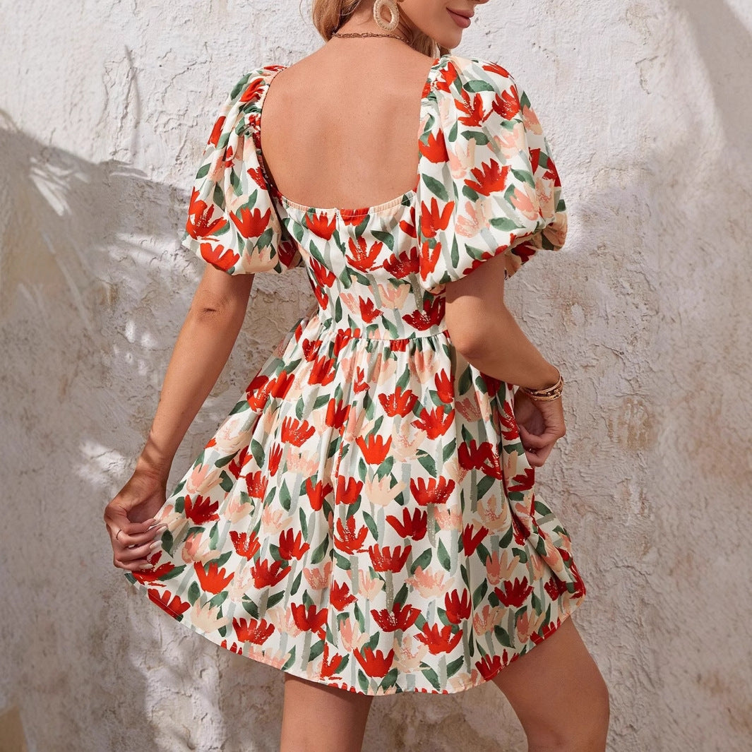 Norma® | Women'S Floral Pattern Summer Dress