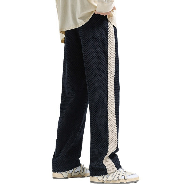 María® | Women'S Comfortable Leisure Trousers With Structured Fabric And Side Stripes