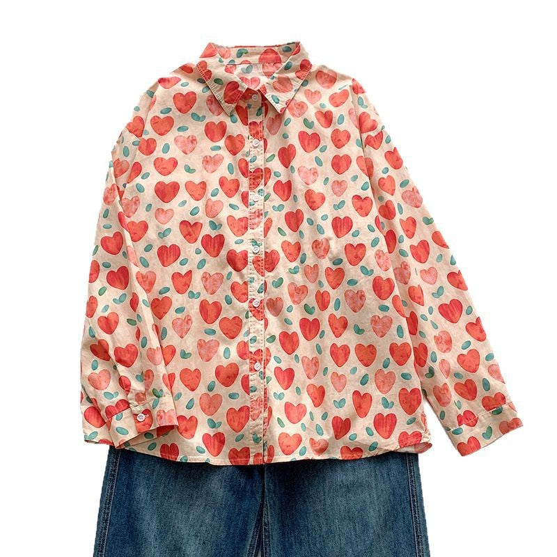 Giovanna® | Women'S Blouse With Heart Motif And Loose Fit