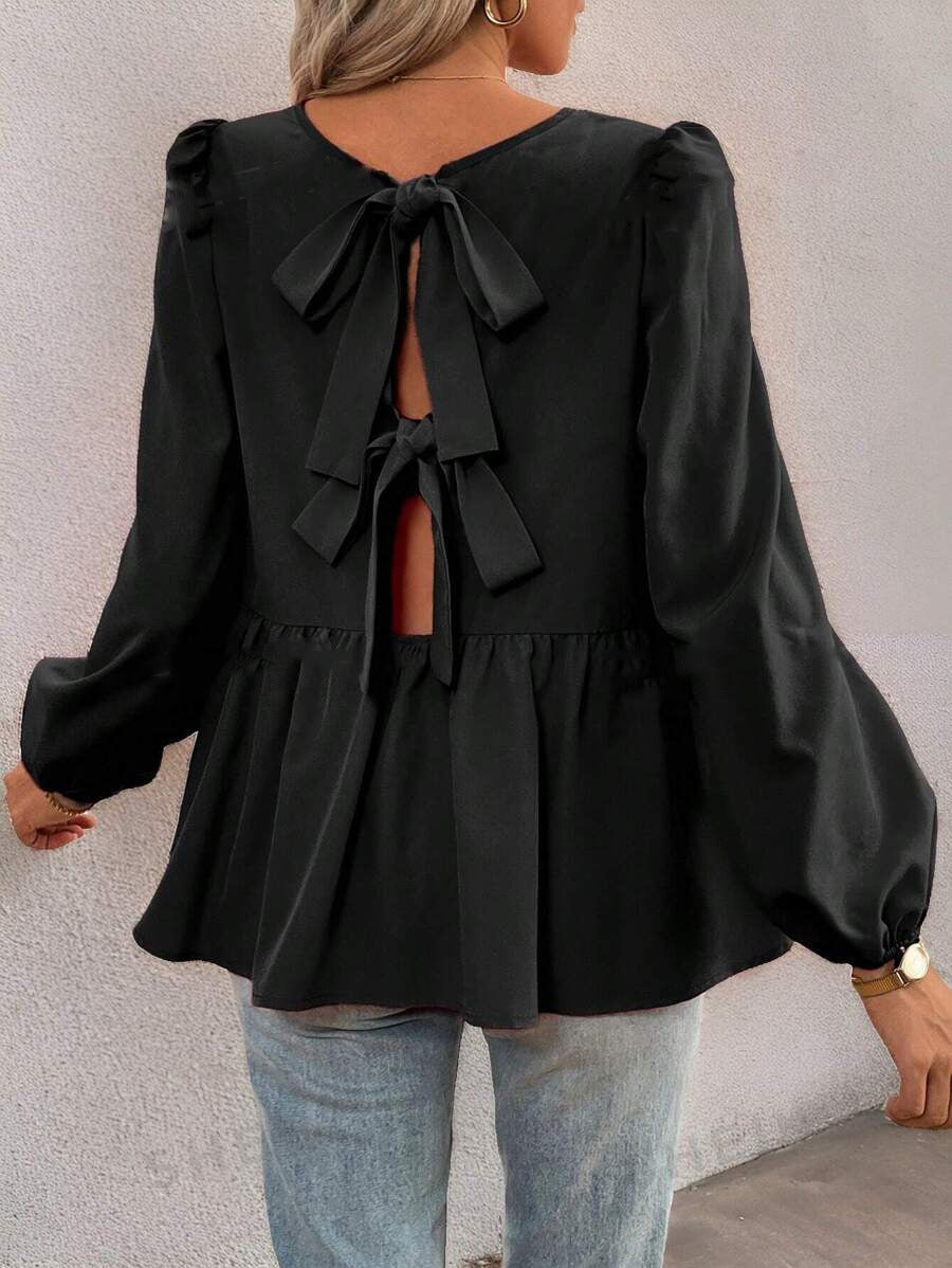 Concepción® | Women'S Blouse With Elegant Bow Details And Voluminous Sleeves