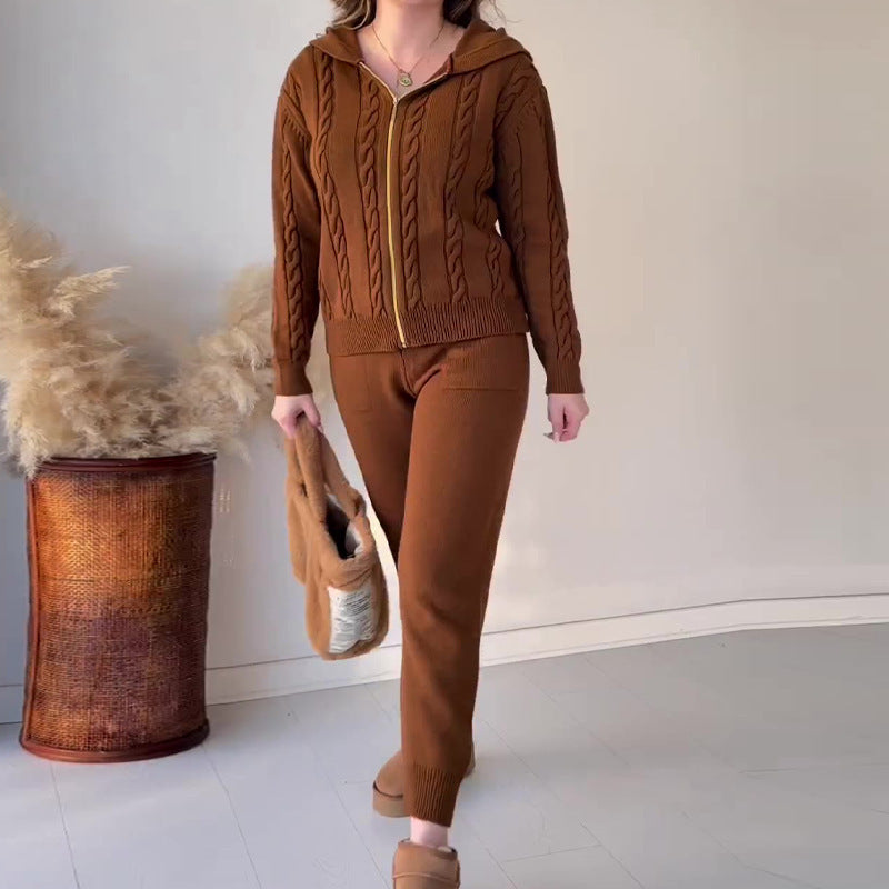 Priscila® | Cardigan and pants set for women
