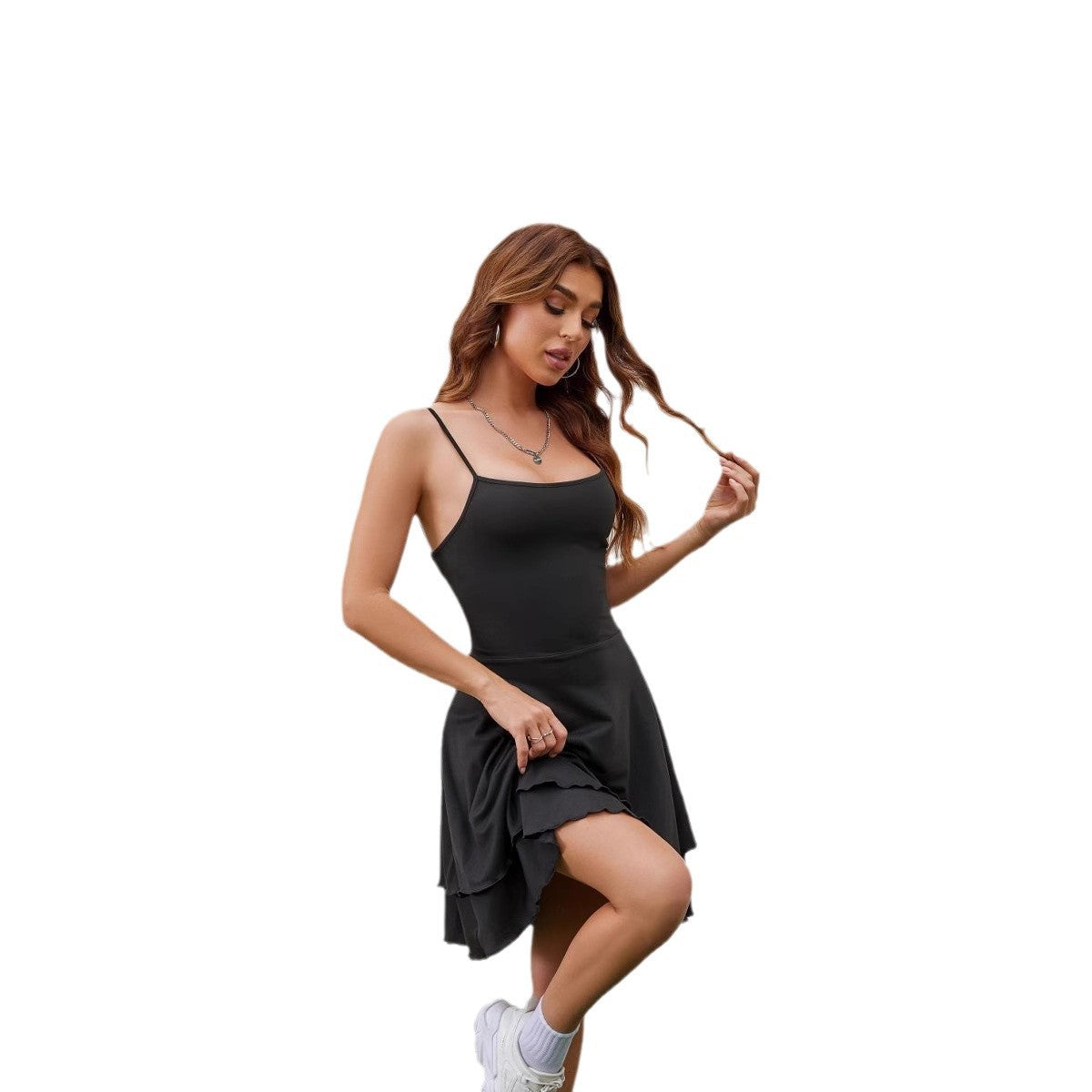 Sandra® | Women'S Sleeveless Summer Dress With Swing Hem And Adjustable Straps