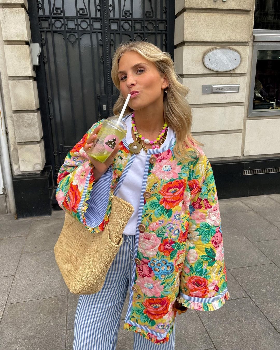 Edda | Colorful transitional jacket