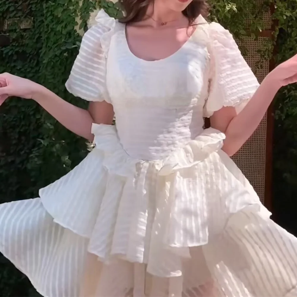 Samanta® | Polyester Blue And White Summer