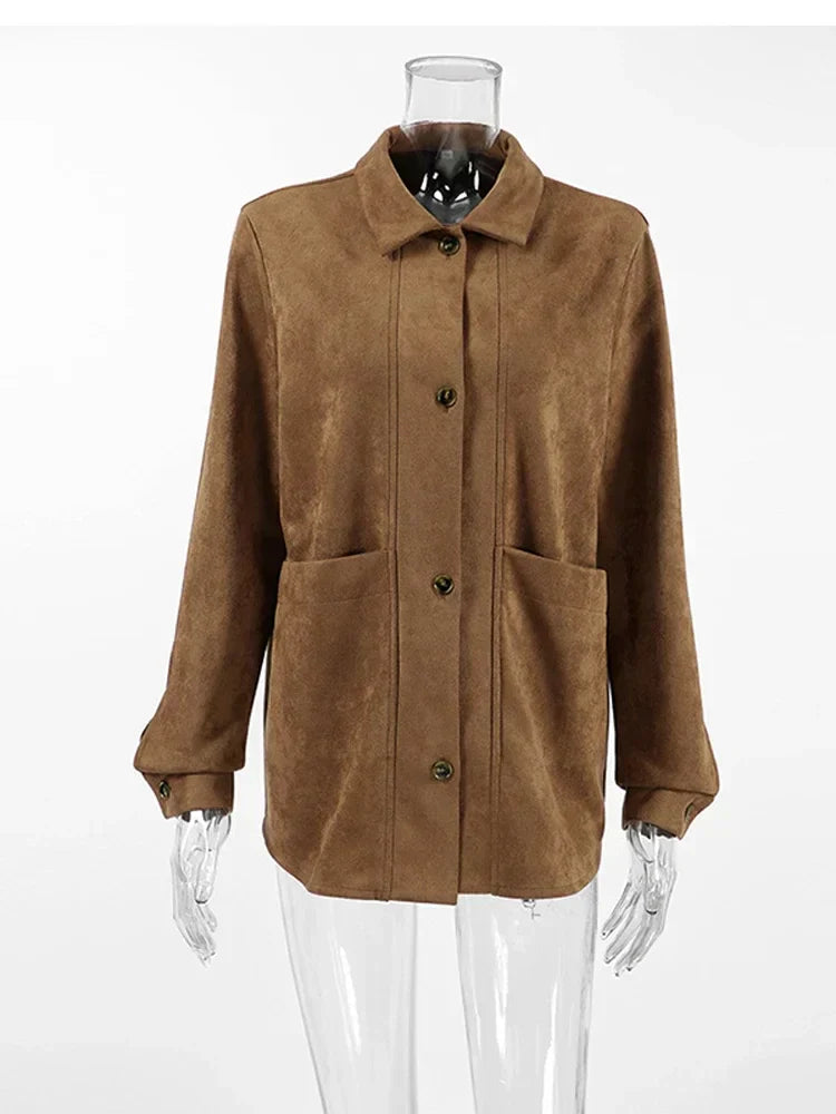 Samanta | Elegant brown jacket for women