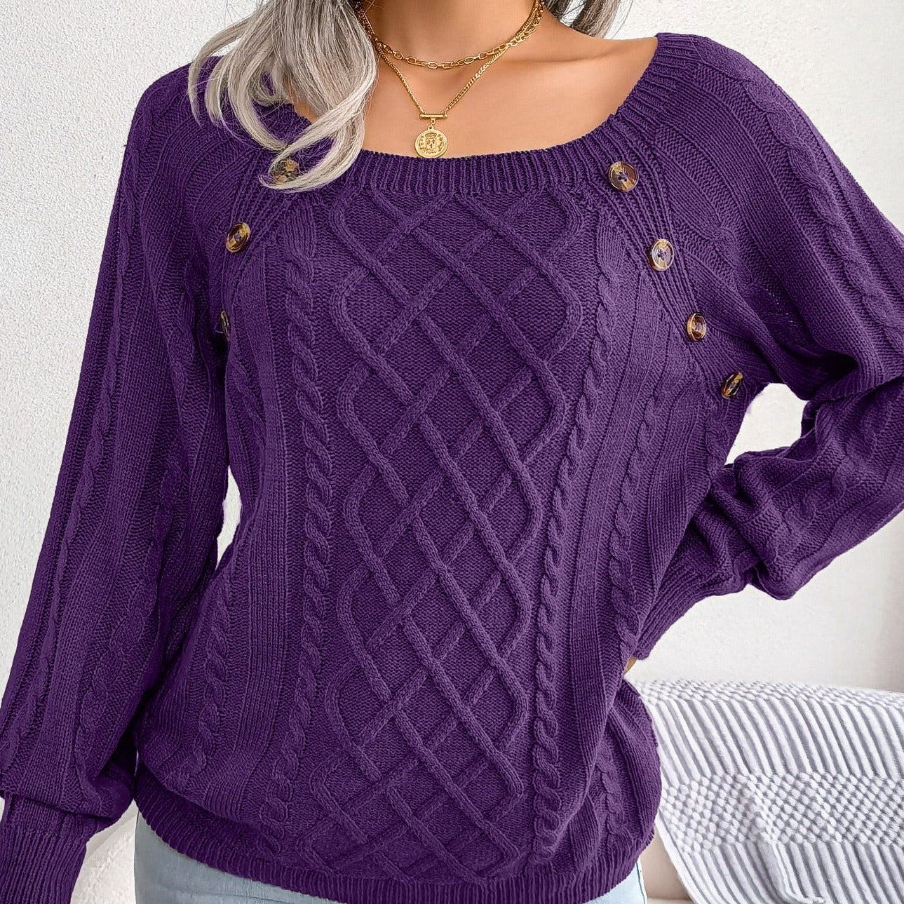 Ela® | Elegant knitted sweater for women