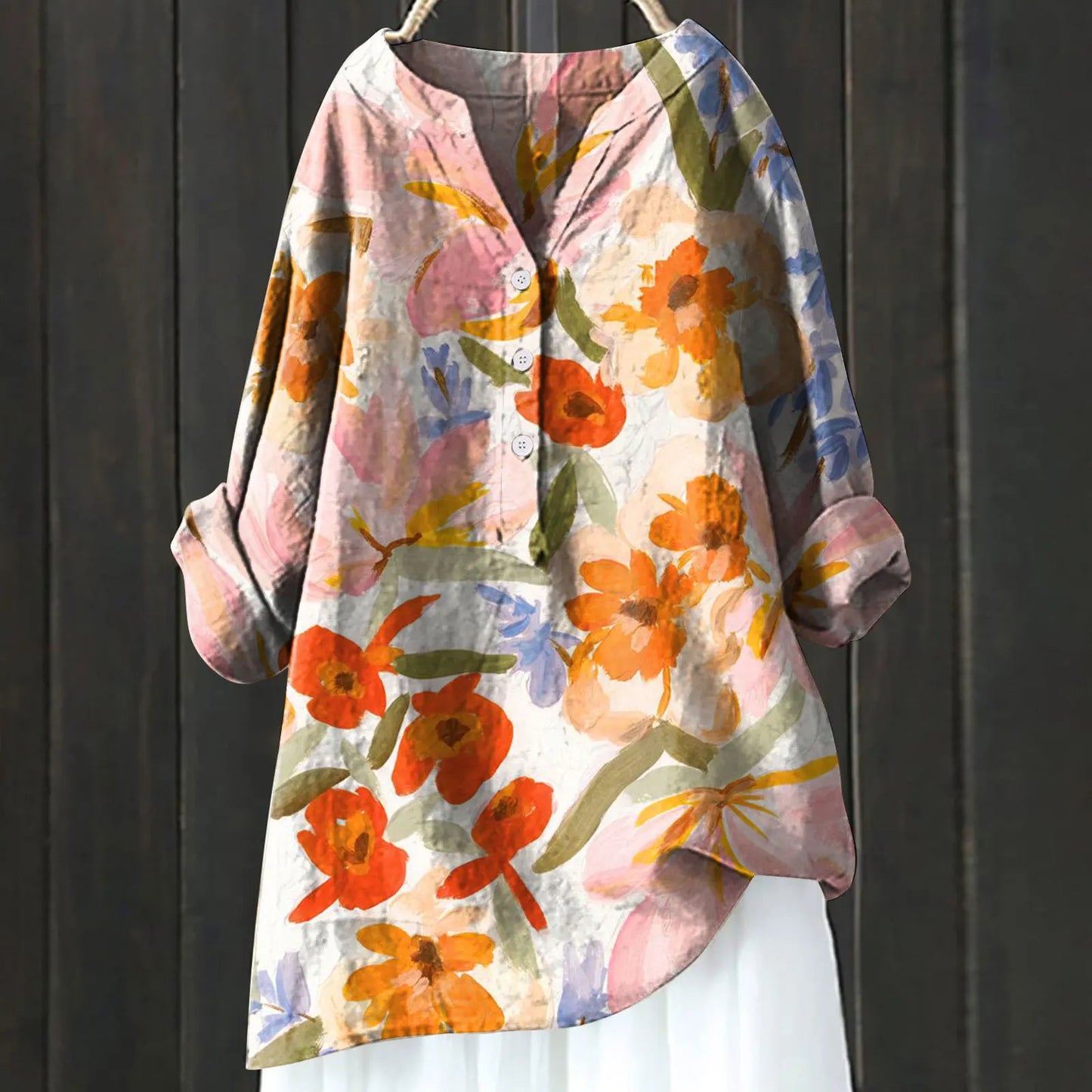Quinn® | Elegant Floral Blouse