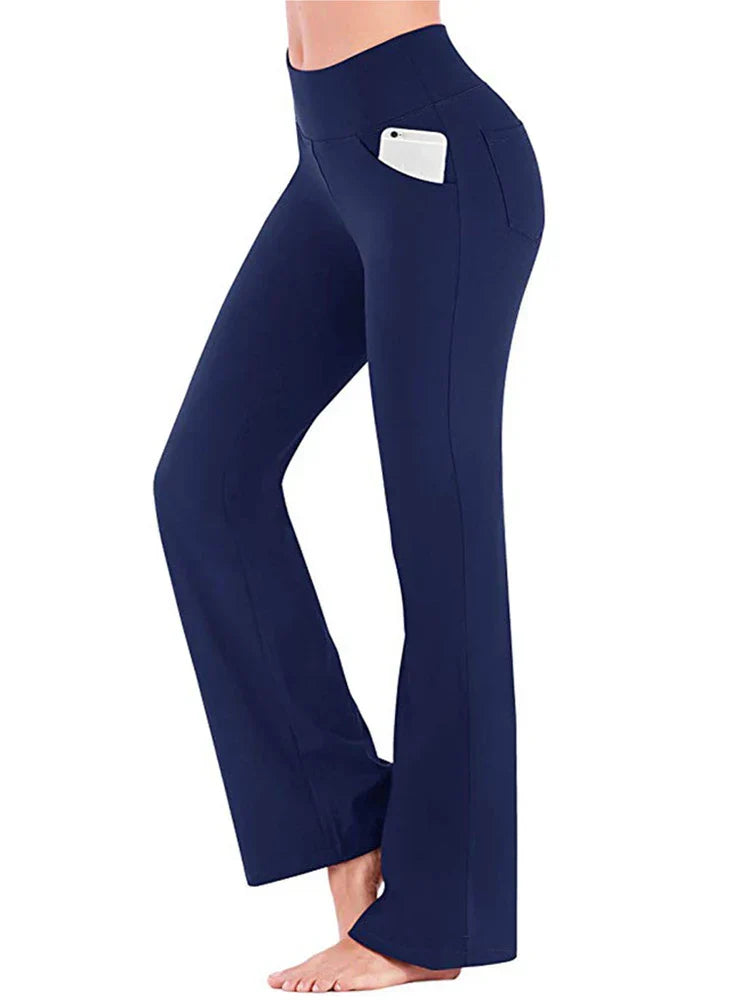 Valentina® | High Waist Stretchy Flared Trousers
