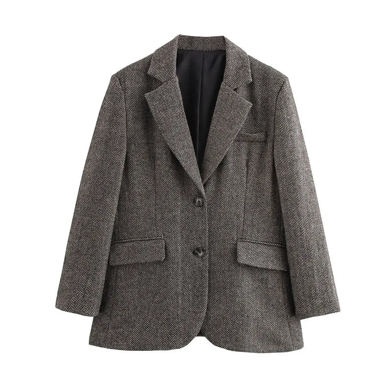 Ursula | Modern women's blazer with lapel collar