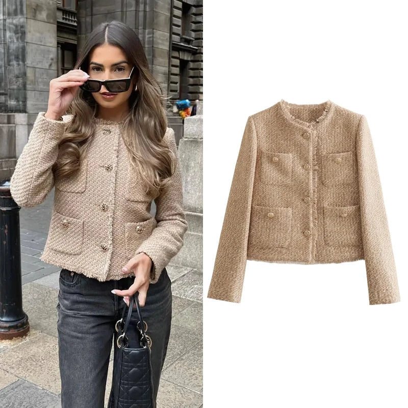 Noelia | Fashionable short tweed jacket for women