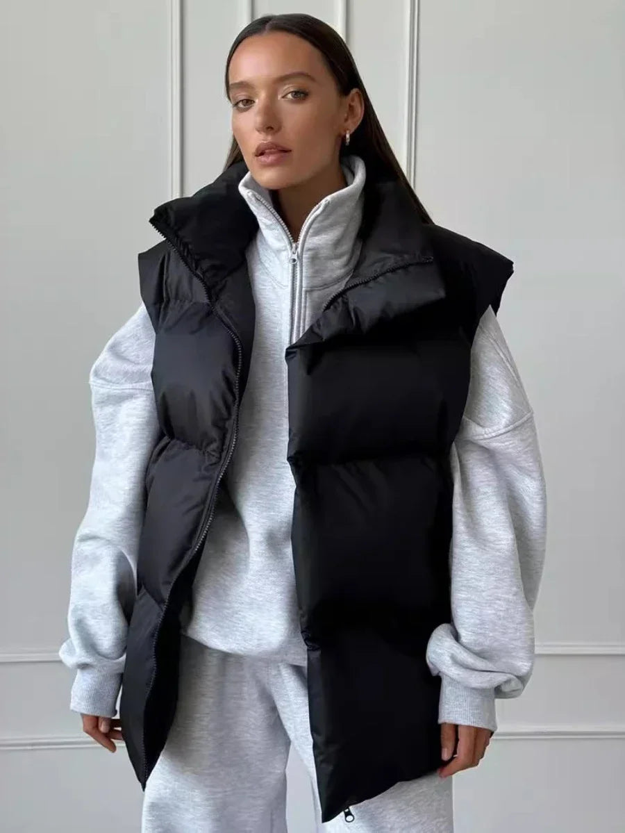 Sandra | Thick winter vest for women