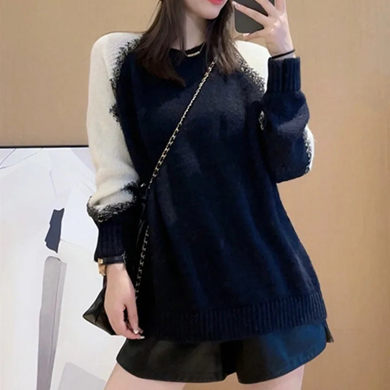 Dagmar | Warm, loose-fitting knitted sweater for women