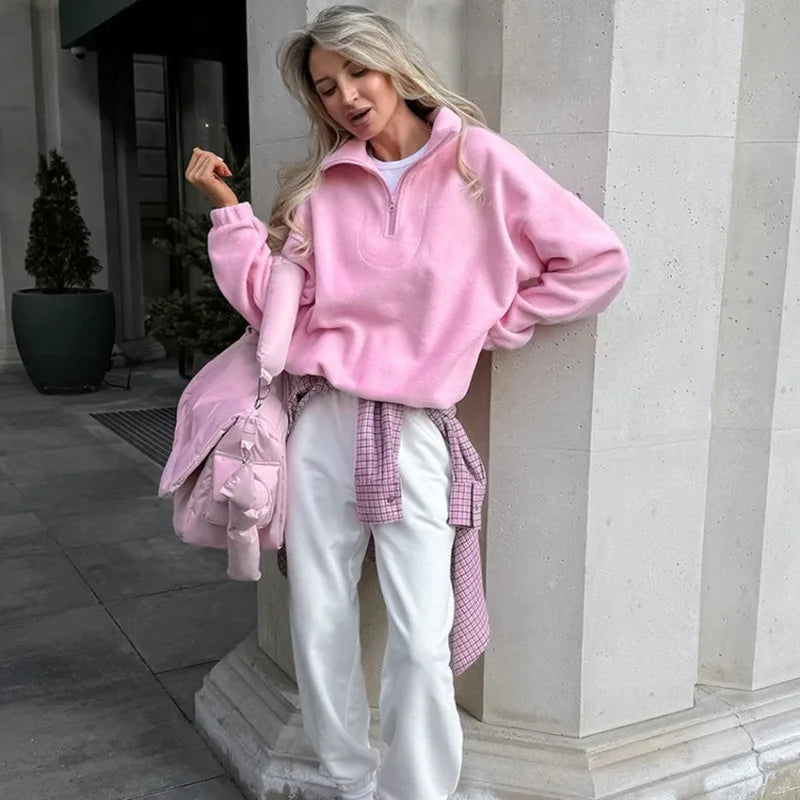 Fabiana | Comfortable pullover jacket for women