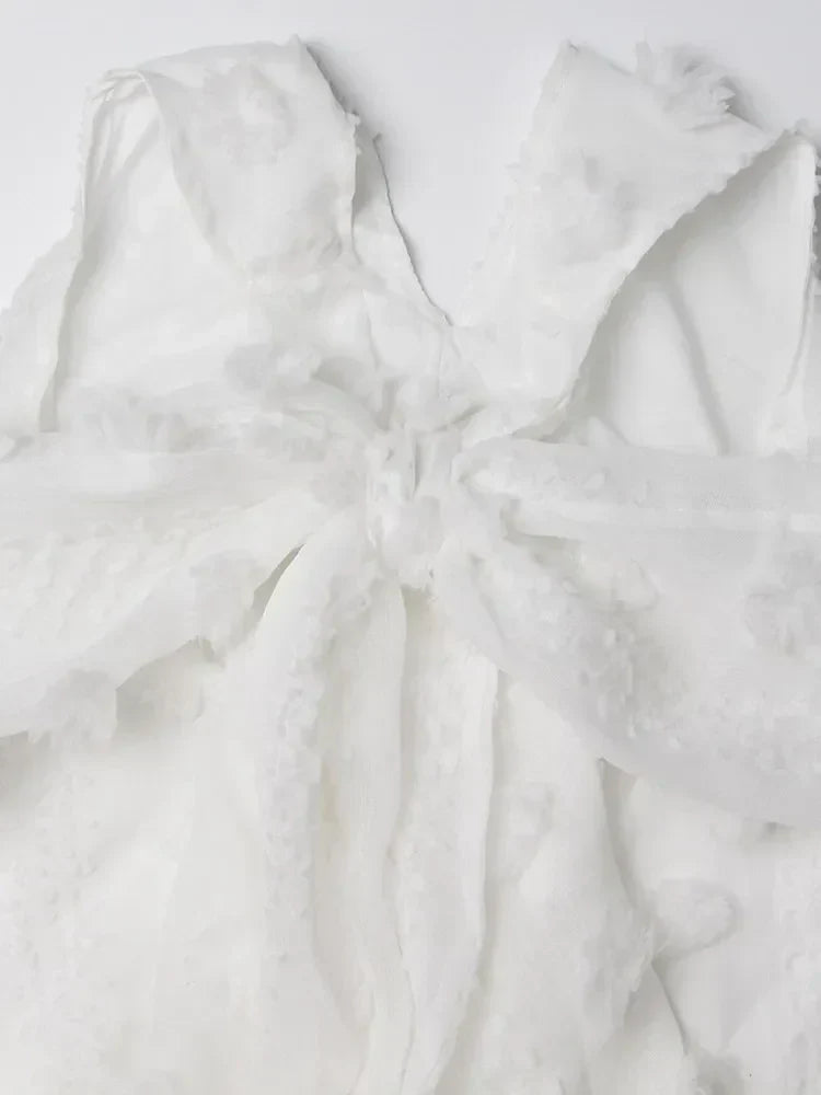 Halter Floral Mesh Patchwork Boho Dress