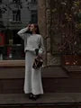 Amanda | Women's mohair set with skirt and sweater