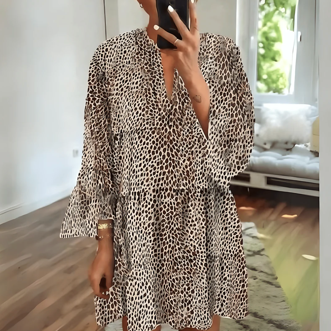 Nina® | Dress Leopard Print