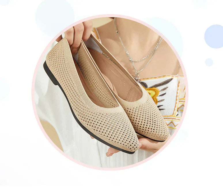 Gertrudis® | Grey Orthopedic Ballerinas