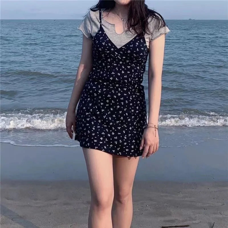 Mara® | Sexy V-Neck Linen Summer Dress For Women
