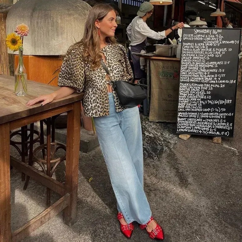 Mary® | Leopard Bow Top