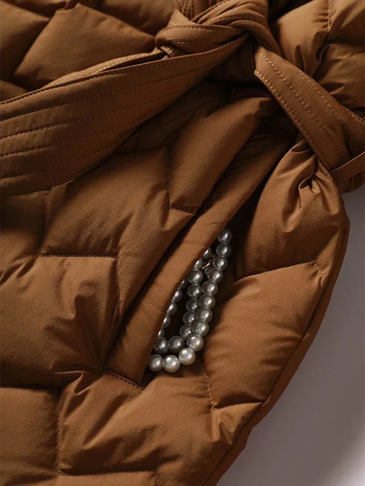 Helga® | Doudoune elegant with belt